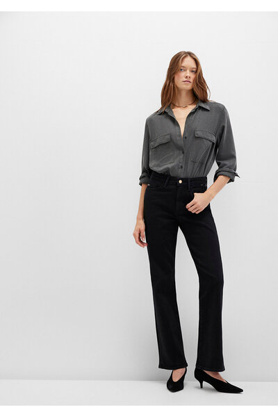 Mavi Bliss Gold Premium Gray Smoke Jean Pants 101437-90855