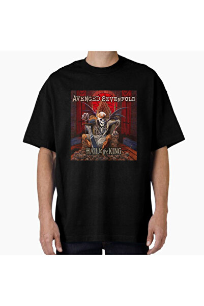 COMVİCHO تي شيرت كبير الحجم مطبوع بتصميم Maiden02 للجنسين