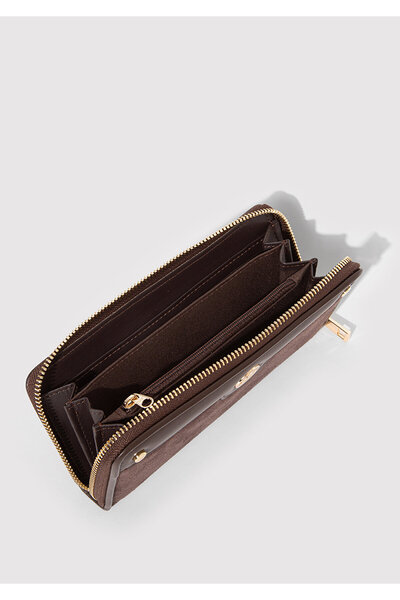 Mavi Faux Suede Brown Wallet 1913338-88062