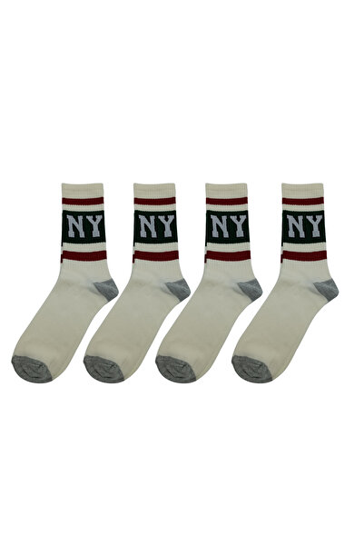 stellare Retro Daily Socks Striped College Long Socks 4 Pairs