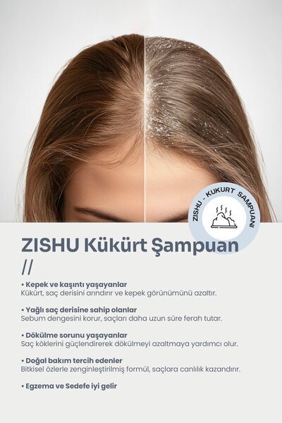 ZİSHUBEAUTY Kükürt Şampuan
