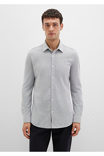 Mavi Graues Hemd Slim Fit / Slim Fit 0211513-80018