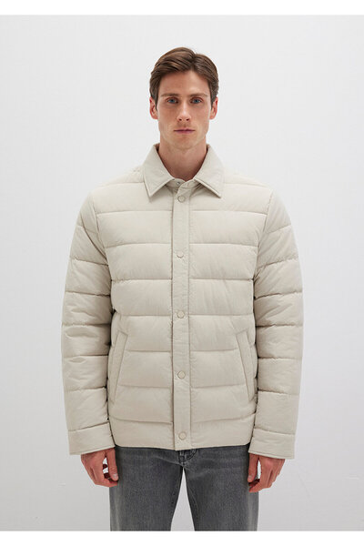 Mavi Bej Şişme Mont 0110599-70144