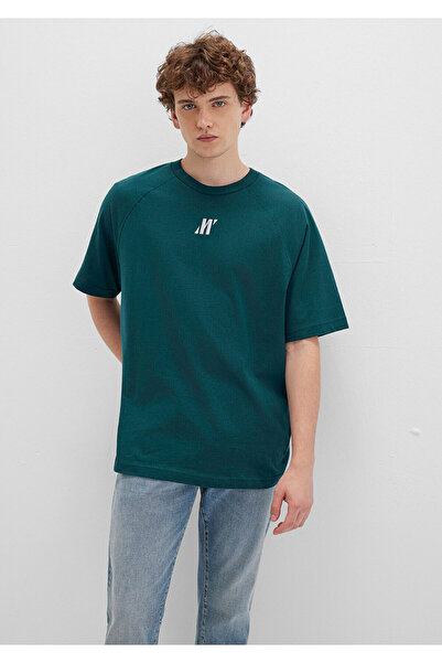 Mavi Πράσινο μπλουζάκι με τυπωμένο λογότυπο Pro Loose Fit / Loose Comfortable Cut 0613076-71925