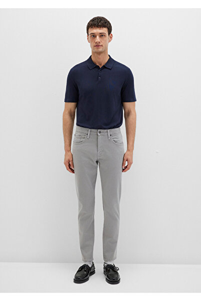 Mavi Milan Black Gray Gabardine Trousers 0081090688