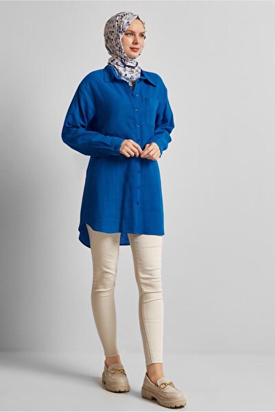 Alvina Cotton Shirt Tunic 44811