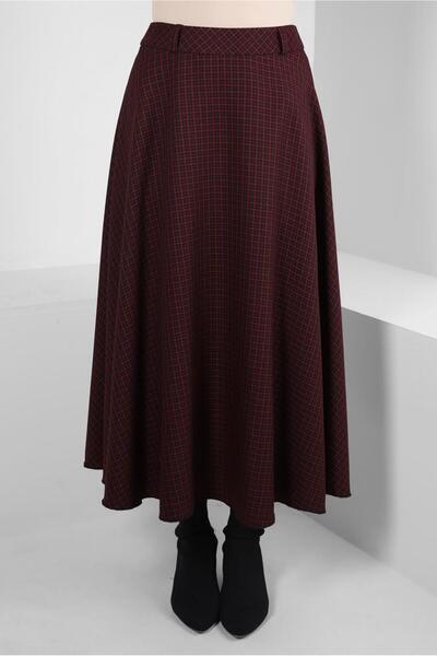 Alvina KARE DESENLİ ETEK 60521