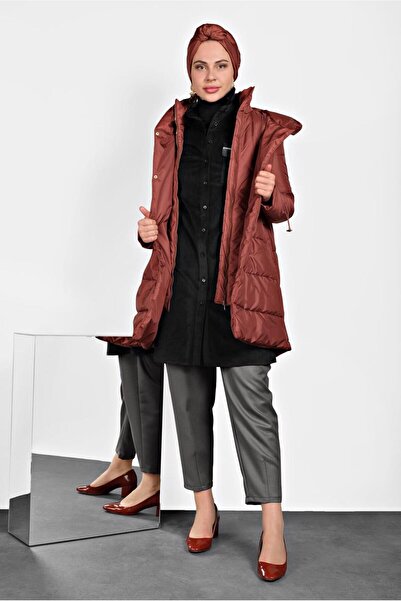 Alvina Надувний плащ з капюшоном - 90065