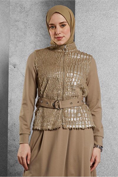 Alvina 45127 Model Tracksuit Set with Skirt and Belt