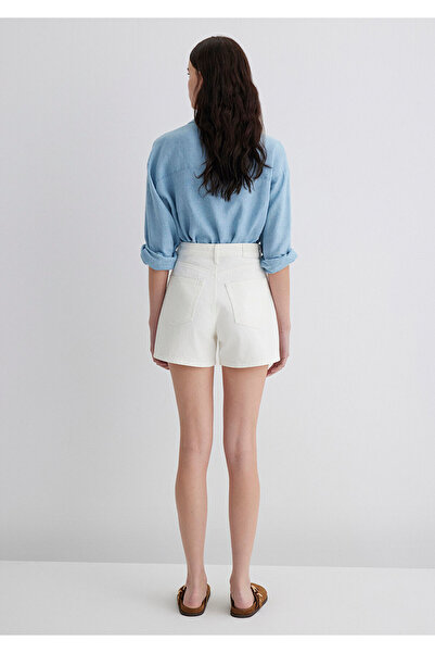 Mavi Verna Off White 90lar Jean Şort 1410059-90443