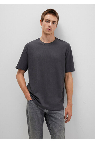 Mavi Anthracite Basic T-Shirt Loose Fit / Loose Relaxed Fit 0612823-80106
