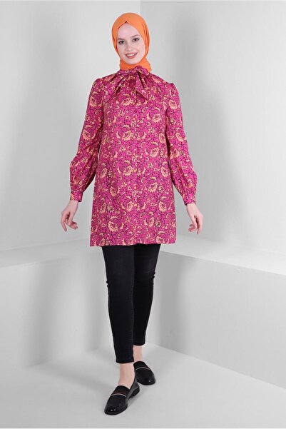 Alvina СОРОЧКА З ВЗОРИСТИМ КОМИРОМ І ШАРФОМ 43673