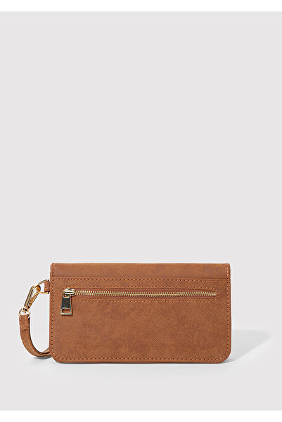 Mavi Faux Suede Brown Wallet 1913336-25818
