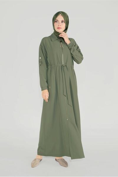 Alvina Men's Collar Zippered Rubbered Cover 10164