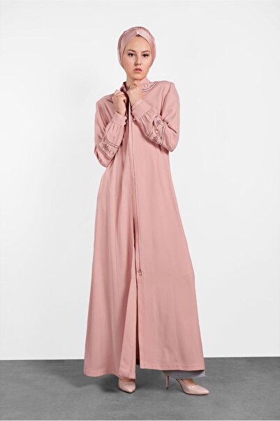 Alvina أكمام مطرزة وياقة بسحاب - 1281