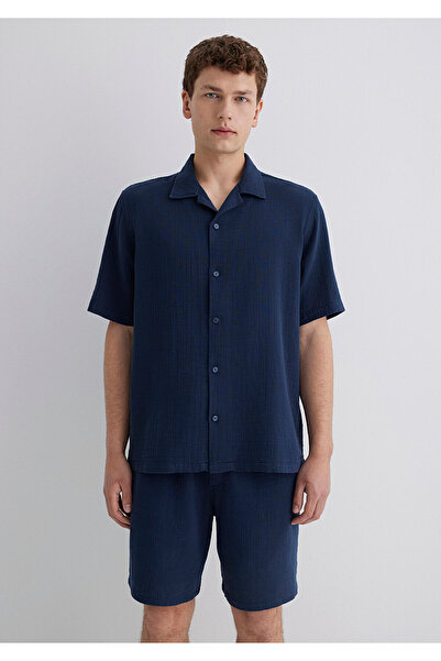Mavi Lacivert Gömlek Regular Fit / Normal Kesim 0211532-82183