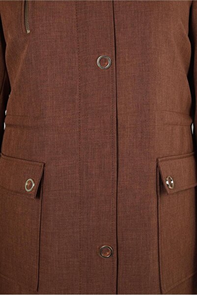 Alvina KAPÜŞONLU TRENÇKOT 10837