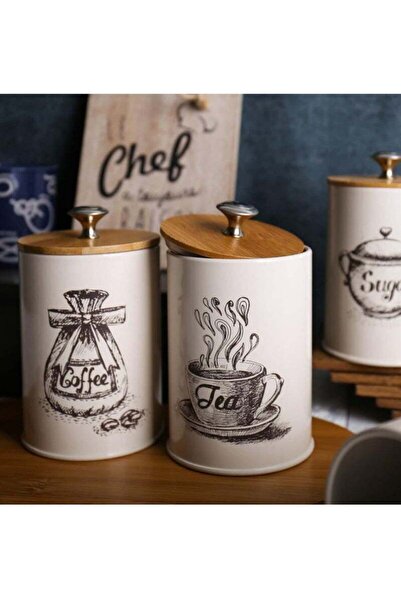 COOYA 3Pcs Multi Purpose Kitchen Canister Set, Metal Food Storage Containers with Sealed Lids