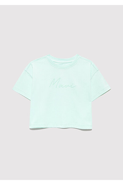 Mavi Λογότυπο με στάμπα πράσινο μπλουζάκι Loose Fit / Loose Relaxed Fit 7610181-71676