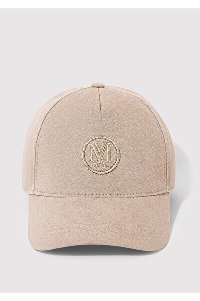Mavi Mühür Logo Nakışlı Bej Şapka 0911881-27151