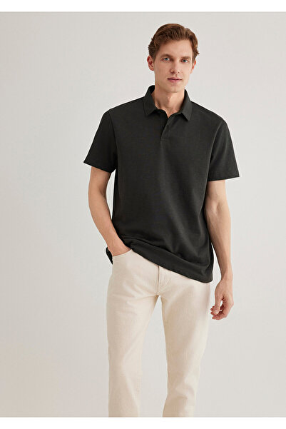 Mavi Μαύρο μπλουζάκι Polo Regular Fit 0612556 -70092