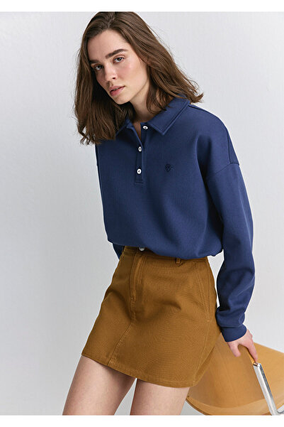 Mavi Кафява мини пола с цип 1310746-70293