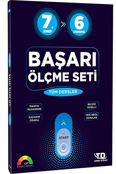 Tandem Yayınları Tandem 7. Sınıf Tüm Dersler Başarı Ölçme Seti 6 Deneme Sınavı