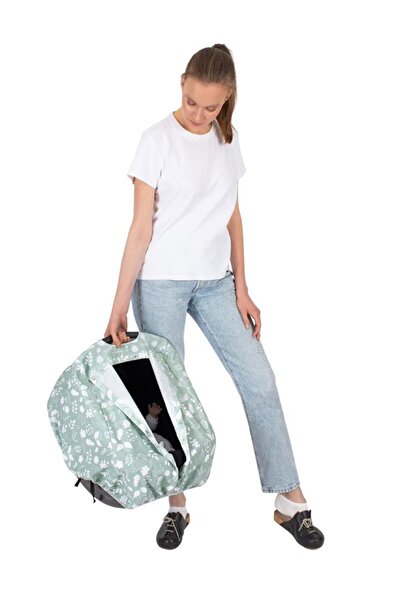 Sevi Bebe غطاء سرير الأطفال - أخضر ستاندرد