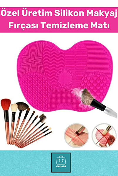 Calais Özel Seri Silikon Makyaj Fırçası ve Sünger Temizleme Matı Yıkanabilir ...