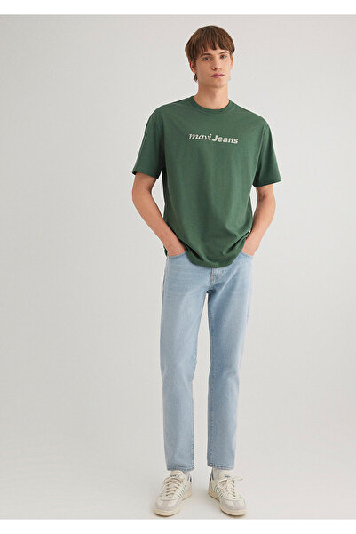 Mavi Τζιν κεντημένο πράσινο μπλουζάκι Loose Fit / Loose Relaxed Fit 0612523 -81570