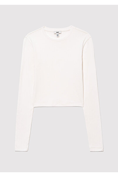 Mavi 2er-Pack langärmlige Crop-Basic-T-Shirts mit eng anliegendem Schnitt 1613021-70057