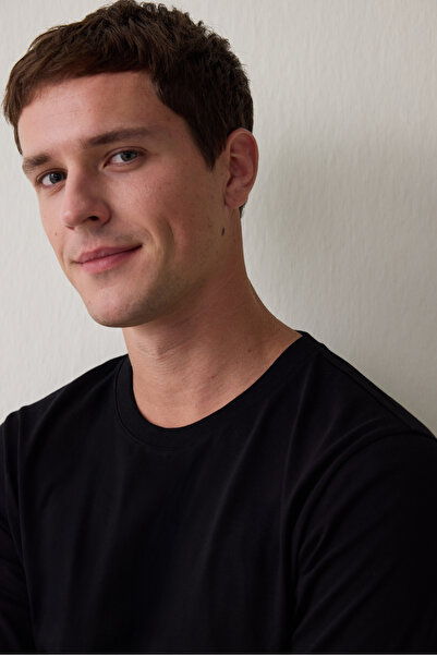 Penti Antrasit Erkek Street Oversize Rahat Kalıp Uzun Kollu Pijama Takımı