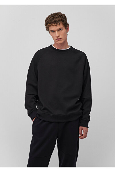 Mavi Φούτερ Crew Neck Μαύρο Basic 0S10295-900