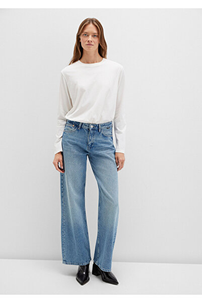 Mavi Μακρυμάνικο Basic T-Shirt Loose Fit / Χαλαρή χαλαρή εφαρμογή 1613038 -70057