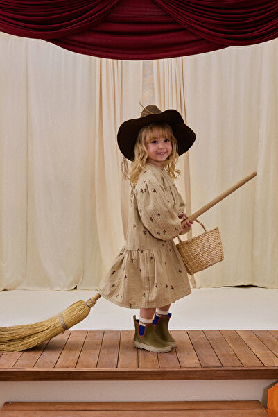 Marvy Ellis Floral Embroidered Dress