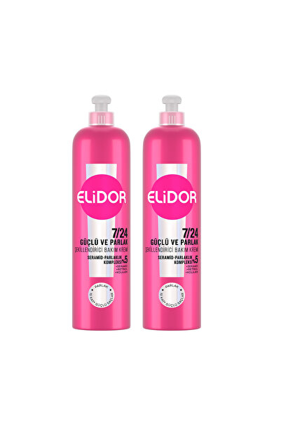 Elidor 7/24 Styling Hair Care Cream Strong and Shiny 240 ml X2