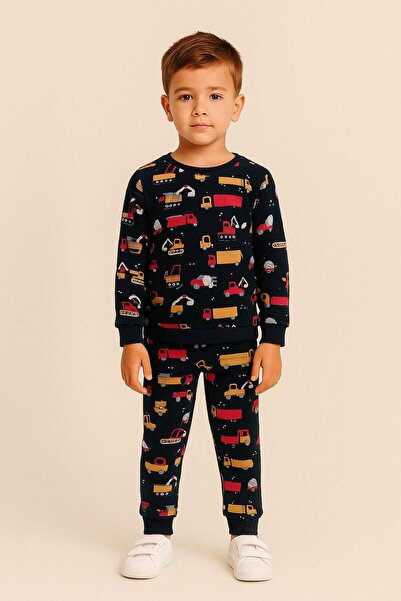Katia&Bony Комплект пижама с мотив камиони за момчета
