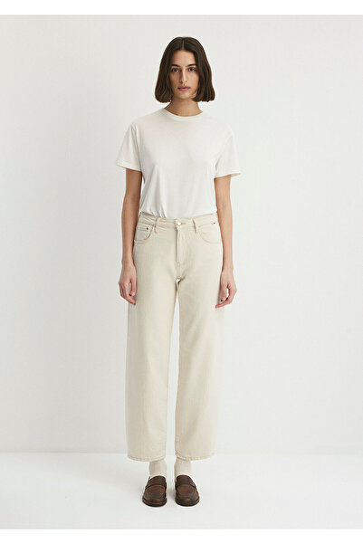 Mavi Leila Premium Krem Jean Pantolon 1010600-87058