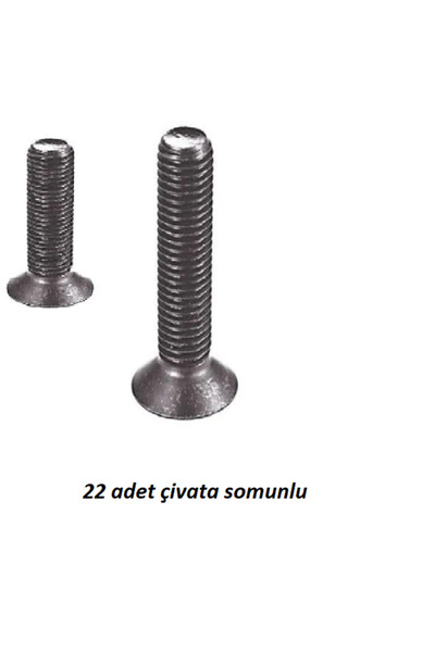 ALPLER Kültivatör Pabucu 7 MM Çelik 11 Adet (21 CM) - Kazayağı Pabucu ÇİVATALI -22 ADET-