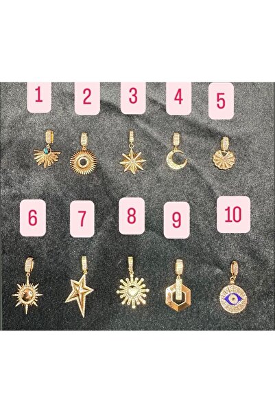 ARD Altın Kaplama Çelik VİPAjda Charm, 1 adet, şık ve dayanıklı tasarım