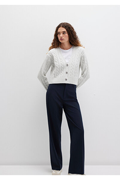 Mavi Gray Regular Fit Buttoned Cardigan - 1710576 -88467