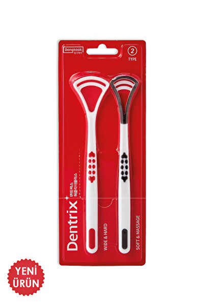 Dentrix 2'li Tongue Cleaner / Hijyenik Dil Temizleyici Seti