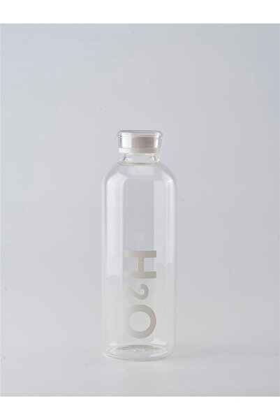 Tohana H2O 1Lt Borosilicate Glass Flask White