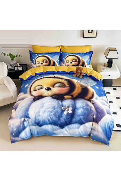 CHIRASO CHIRASO Bedding, 5D, Finet, ELASTIC Sheet 180x200+30cm, Duvet Cover, 4 Pillowcases