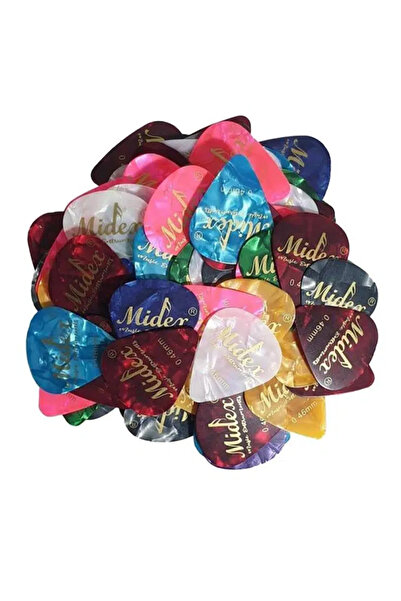 Lastvoice Midex Pn-50 50'li Gitar Penası 3 Ad Pena Kutusu Hediye (0.46MM, 0.7...