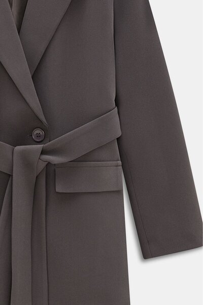 Saade Антрацитовий жакет з кишенями