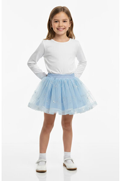 By Piera Срібний квітковий принт на тюлевій спідниці