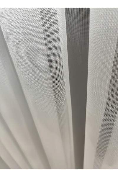 Madame Dower Frahm 1x3 perdea din tul - pliu strâns, drapată suplimentar, țes...