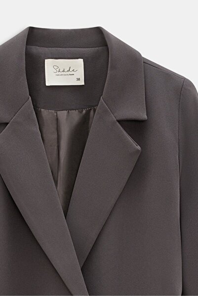 Saade Антрацитовий жакет з кишенями