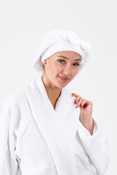 Ender Home CottonVerse Сушилка для волосся – 100% бавовна, з бантиком